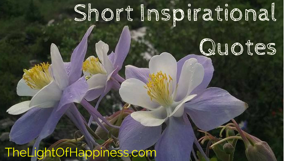 Best Short Inspirational Quotes